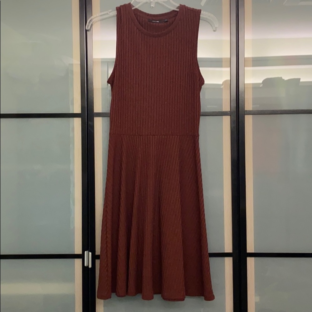 Midi Sleeveless Sweater Dress